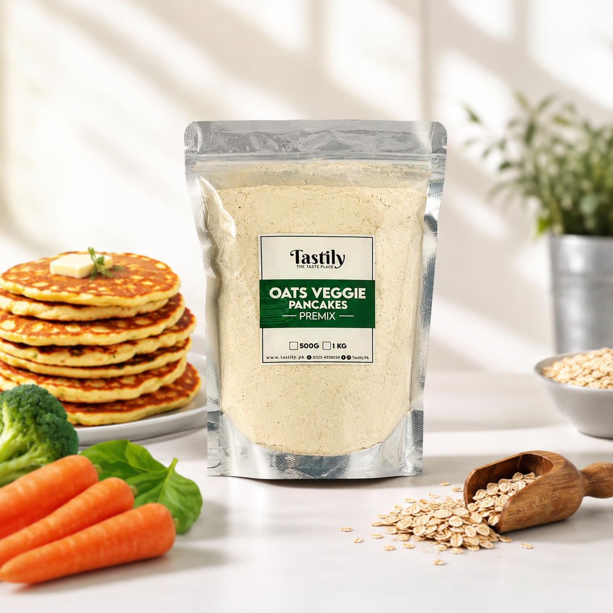 Oats Veggie Pancake